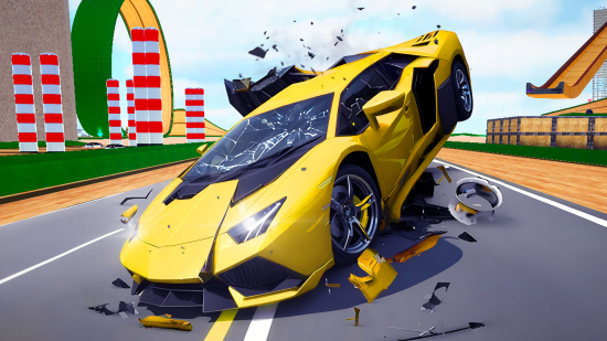 Hyper Cars Ramp Crash